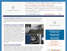 Tablet Screenshot of blueelephantcarwash.com